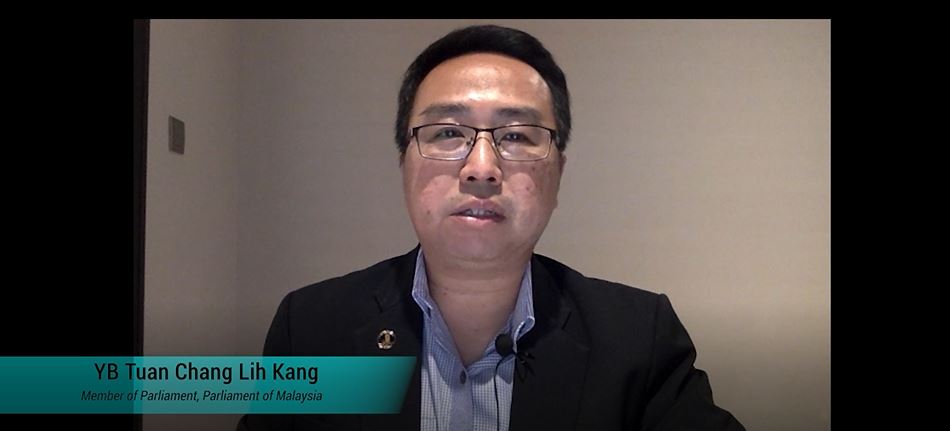2021 Yushan Forum Greetings and Congratulatory Message from YB Tuan Chang Lih Kang, Member of Malaysian Parliament